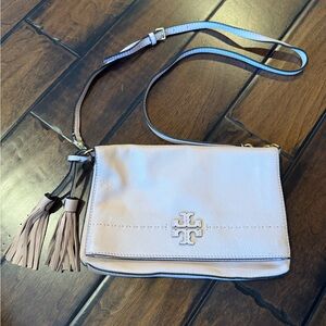 Tory Burch Blush Leather Crossbody Bag